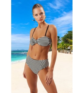 Tasarım Bikini Takımı Esnek Kumaş Su Sporları İçin Yaz Koleksiyonu Şık Detaylı Klora Dayanıklı