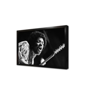 Jimi Hendrix Konser Çerçeveli Mdf Tablo