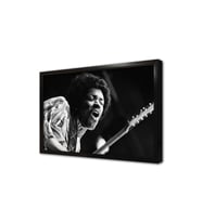 Jimi Hendrix Konser Çerçeveli Mdf Tablo