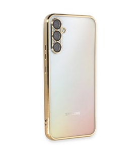 Samsung Galaxy A54 5g Kılıf Kamera Korumalı Lensli Silikon - Gold