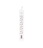 S-Link SPG403U 1.5 Metre 4Lü Anahtarlı Akım Korumalı Usb Girişli