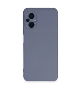 Xiaomi Poco M5 Kılıf Nano İçi Kadife Silikon - Gri