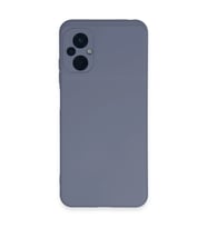 Xiaomi Poco M5 Kılıf Nano İçi Kadife Silikon - Gri
