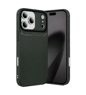 İphone 17 Auto Focus Karbon Kapak - Koyu Yeşil