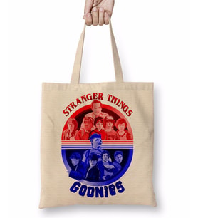 Goonies e Stranger Things Bez Çanta Uzun Saplı