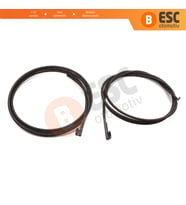 Mercedes E Class W211 T-Model S211 2002-2009 için Panoramic Sunroof Cam Tavan Perde Halat Seti