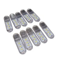 10 Adet Taşınabilir Mini USB Led Lamba Işık Gece Okuma Lambası Kamp Stick Led