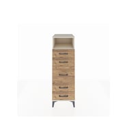 Kronos Dolap Tek Raflı 5 Çekmeceli 44x59x134 Aytaşı-Çam