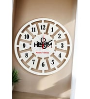 Hekim Duvar Saati 40cm (Beyaz)