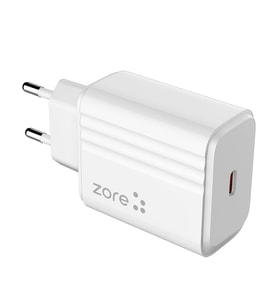 Zore Play Serisi PL2 20W PD Seyahat Şarj Aleti (Beyaz)