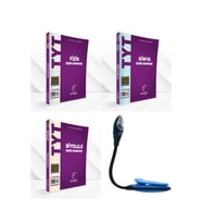 Karekök Yayınları TYT Fizik-Kimya-Biyoloji Ful Set Soru Bankası Set + Kitap Okuma Işığı Hediye (Çok Renkli)