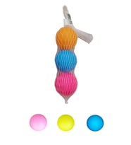 AKTOYS Beach Ball Tahta Tenis Raket Topu 3 Lü Filede