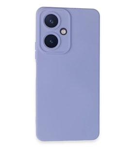 Newface Vivo Y27 Kılıf Nano içi Kadife Silikon - Lila