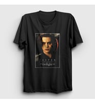 Presmono Unisex Siyah Jasper Cullen Vampire Twilight T-Shirt 311500tt