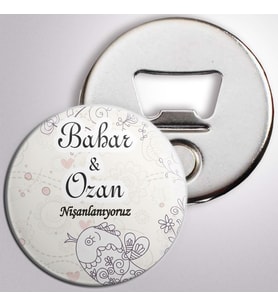 Kişiye Özel Nişan Şişe Açacak