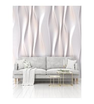 Dreamwall Kabartma Dalga Desenli Isı Ve Ses Yalıtımlı Sağlıklı Tekstil Duvar Kağıdı (Çok Renkli)