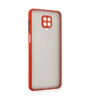Xiaomi Redmi Note 9 Pro Kılıf Montreal Silikon Kapak - Kırmızı