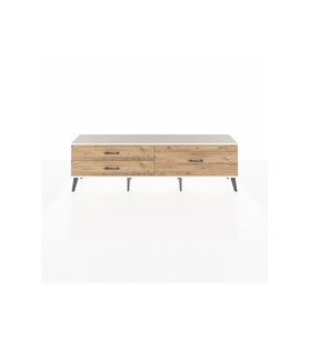 Arges TV Ünitesi 3 Çekmeceli  176x30x51 Antrasit-Aytaşı/Çam