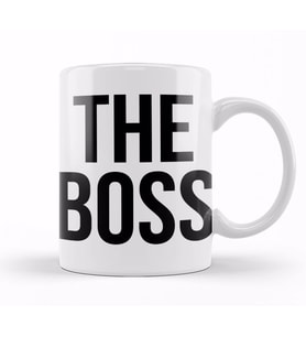 The Boss 02 Kupa Bardak Porselen