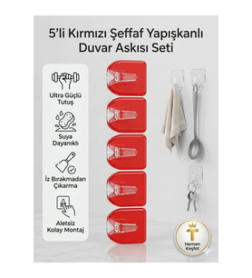 YAPIŞKANLI PLASTİK ASKI