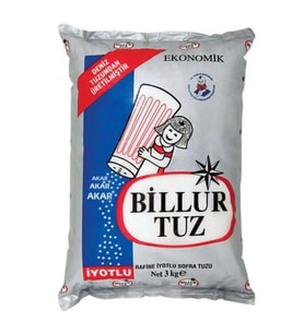 3kg Ekonomik Poşet İyotlu 1 Adet