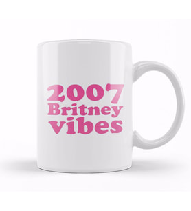 2007 Britney Vibes Kupa Bardak Porselen