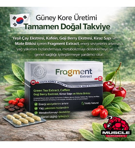 Ko Pharma Fragment Extract Bitkisel Yağ Yakım Takviyesi – Enerji Artırıcı Doğal Formül – 30 Kapsül