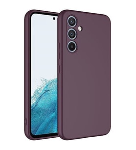 Coverzone Samsung Galaxy A14 ?le Uyumlu K?l?f Z-Mara Lansman Vieri Tam Koruma Arka Kapak Kamera Koruma �?k?nt?l? P�r�zs�z Y�zey Mor