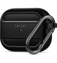 Spigen Apple AirPods Pro Kılıf Rugged Armor Matte Black- ASD00540