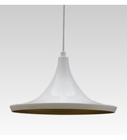 MYLİGHTS  MODERN SPOR BEYAZ METAL AVİZE 36 CM  EN (Siyah)