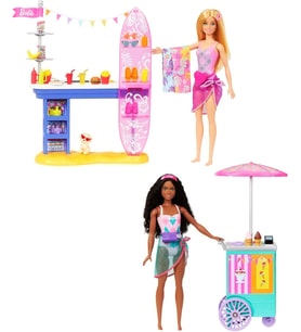 Barbie Brooklyn Ve Malibu'Nun Sahildeki Yiyecek Standı (Çok Renkli)