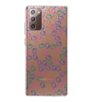 Samsung Galaxy Note 20 Kapak Hello Kitty Tasarımlı Şeffaf Silikon Kılıf