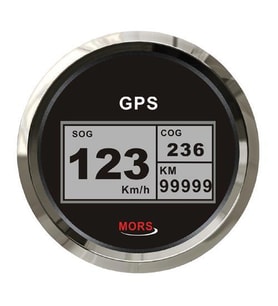 SÜRAT GÖSTERGESİ 55 MPH SİYAH GPS ANTENLİ                     