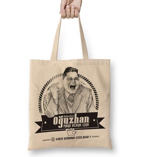 Kardeş Payı Muhasebeci Oğuzhan Bez Çanta Uzun Saplı