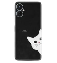 Tecno Spark 9T Kılıf Resimli Desenli Silikon Platinium Series Çılgın Kedi 1895