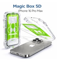 iPhone 16 Pro Max Epro 5D Şeffaf Ekran Koruyucu Cam – Full Kaplama