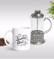 BK Gift Kişiye Özel İsimli Kupa & French Press Seti-7 (Model 1)