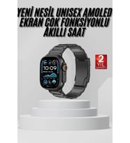 Akıllı Saat Arama Konuşma Gps Ve Nfc Özelliği 3 Kordonlu Amoled Ekran