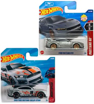 2 Araç Set - Hot Wheels 2020 Ford Mustang Shelby GT500 & Hot Wheels Ford Mustang GTD (1/64) Gri