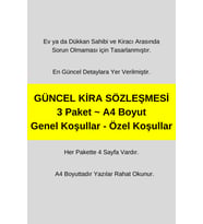 3 Paket, Güncel Kira Sözleşmesi.