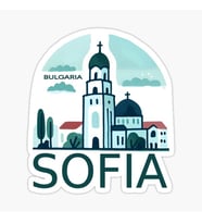 Sofya Bulgaristan Araba Sticker 18CM Çıkartması Etiket