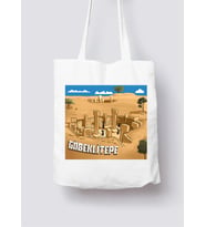 Göbeklitepe Tasarımlı Bez Çanta