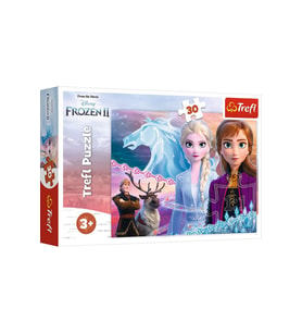 Trefl Frozen 2 Karlar Ülkesi 30 Parça Çocuk Puzzle Yapboz - Elsa Anna Eğitici Oyuncak (20x27 cm)
