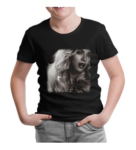 Beyonce - Star Siyah Çocuk Tshirt