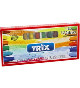 Trix 12 Renk Pastel Boya T-275