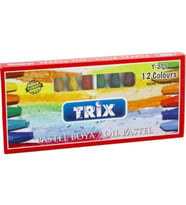 Trix 12 Renk Pastel Boya T-275