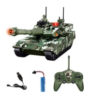 Hstar 1:16 Battle Armored Uzaktan Kumandalı Tank 6 Chanel 27 Mhz. Sesli ve Işıklı USB Şarj 35 Cm  6
