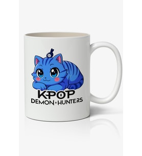 Kpop Demon Hunters Cats Tiger Kdrama Temalı Beyaz Kupa Bardak Arkadaşa Sevgiliye Hediye