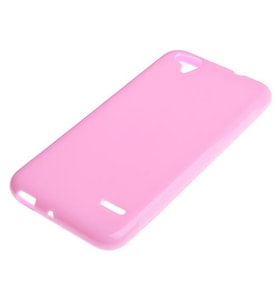 T60 ile Uyumlu Kılıf Parlak Silikon Pembe