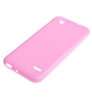 T60 ile Uyumlu Kılıf Parlak Silikon Pembe